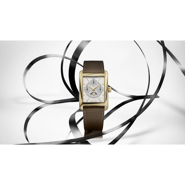 ZEGAREK FREDERIQUE CONSTANT CLASSICS CARREE CALENDAR MOONPHASE
