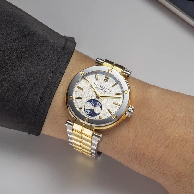 ZEGAREK HERBELIN NEWPORT AUTOMATIC MOONPHASE