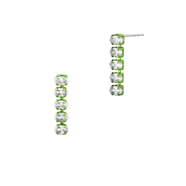 Kolczyki Green Blink Princess Club