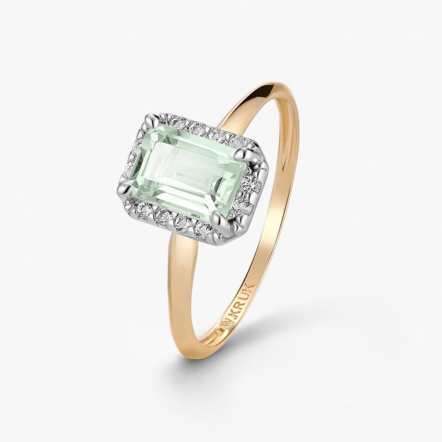 Pierścionek złoty Maria Antonina