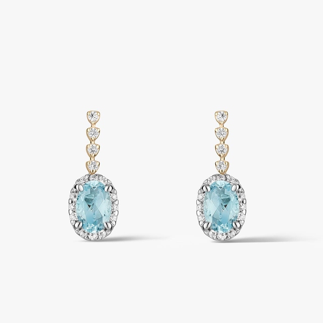 Kolczyki złote Maria Antonina