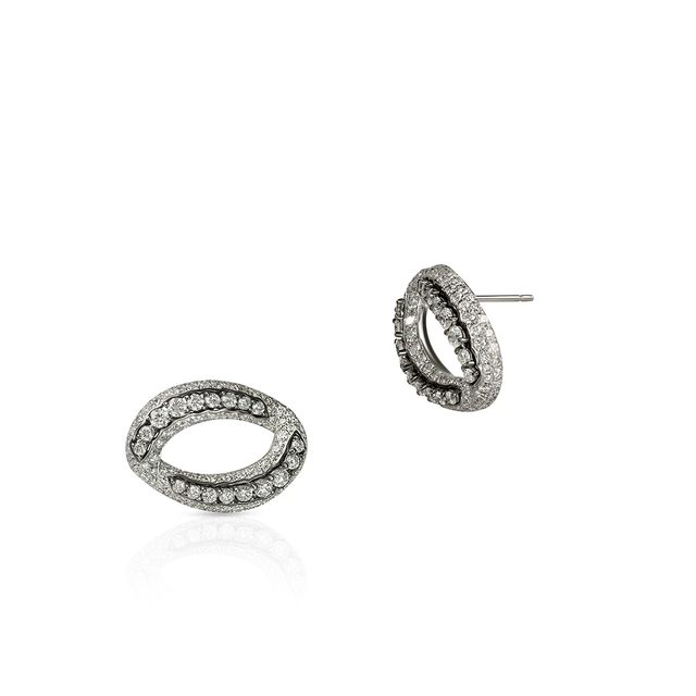 Kolczyki białe złoto Casato