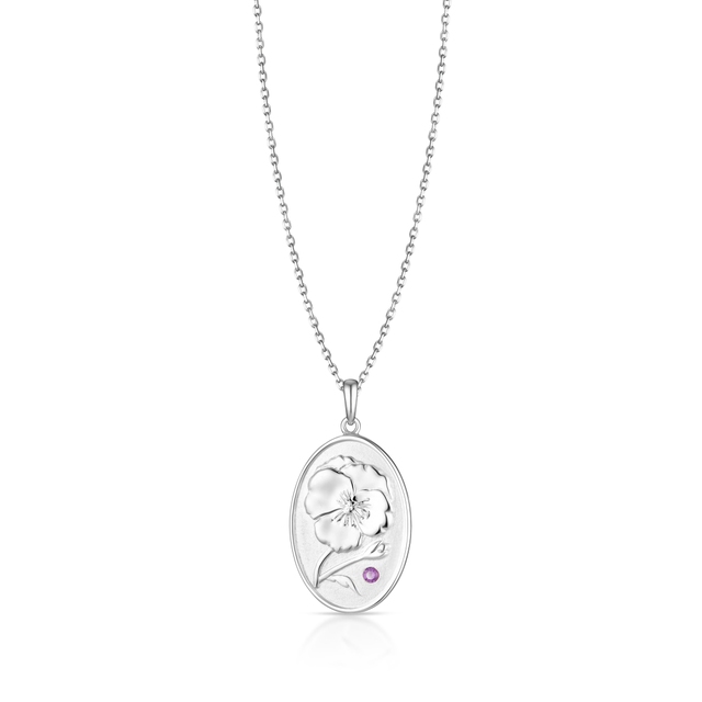 Wisiorek srebrny Medaliony Kwiaty Nocy