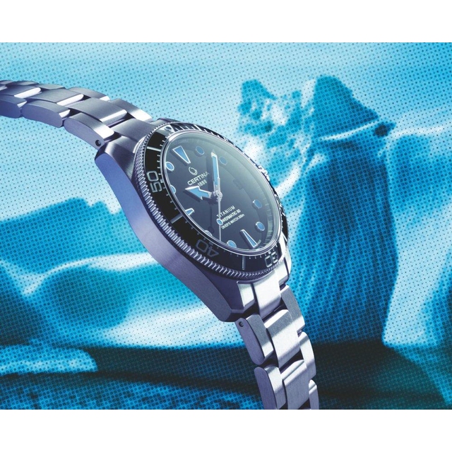ZEGAREK CERTINA DS ACTION DIVER 38MM TITANIUM