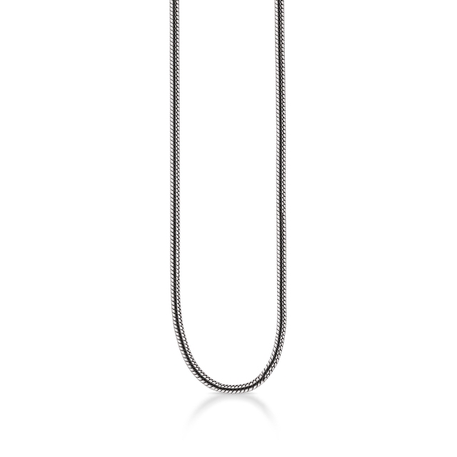 Łańcuszek srebrny żmijka