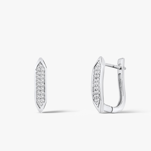 Kolczyki złote z diamentami