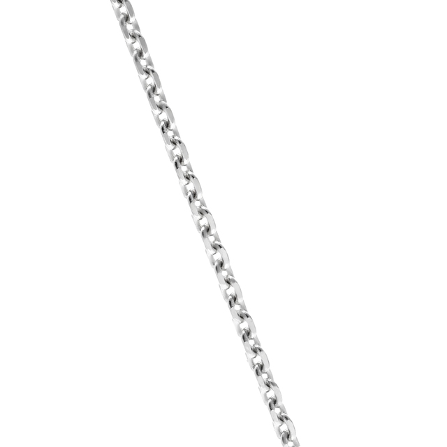 Łańcuszek srebrny ankier