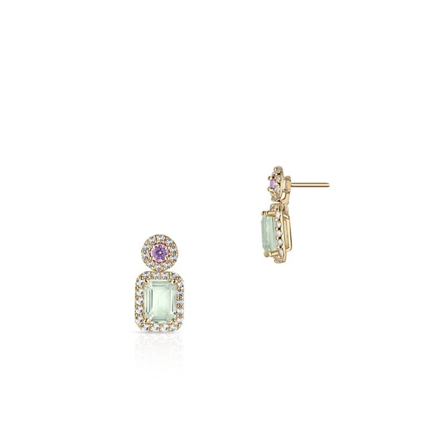 Kolczyki złote Maria Antonina