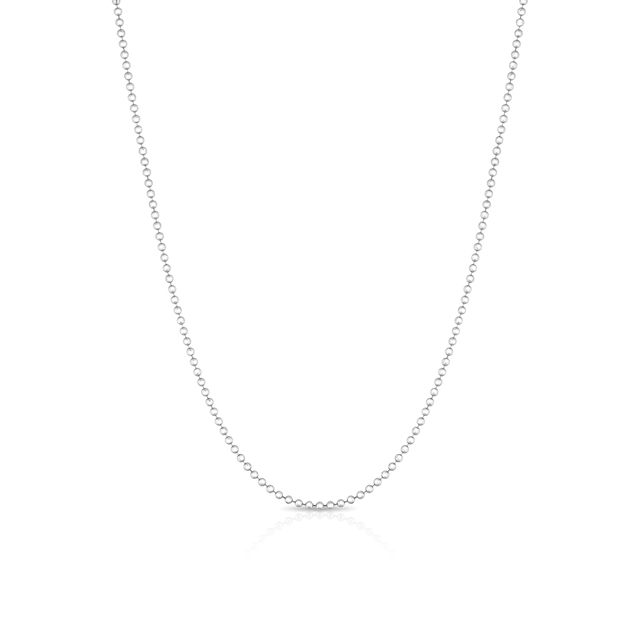 Łańcuszek srebrny kulkowy