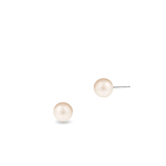 Kolczyki złote perły