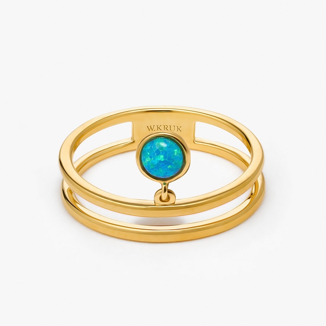 Pierścionek srebrny Alchemia