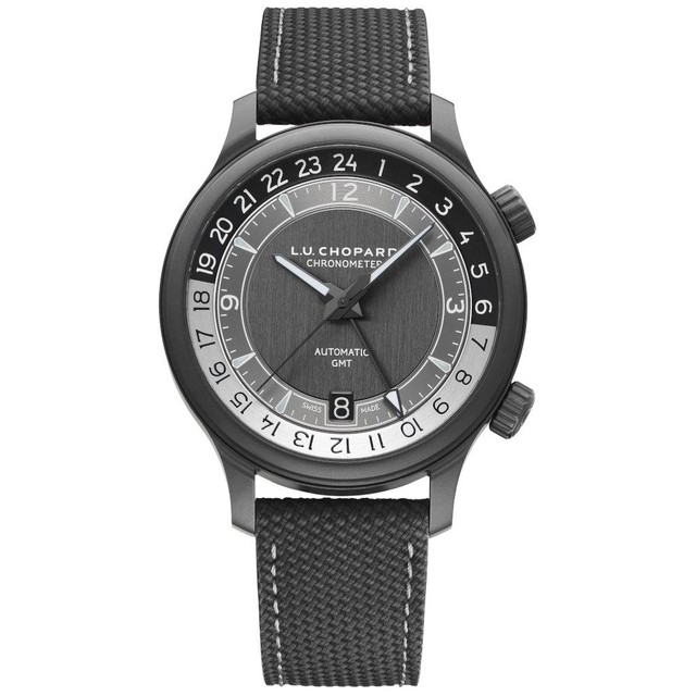 ZEGAREK CHOPARD L.U.C GMT ONE BLACK