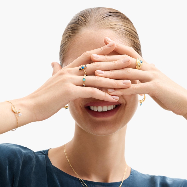 Pierścionek srebrny Alchemia