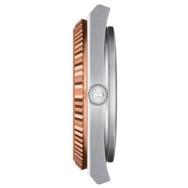 TISSOT PRX POWERMATIC 80 STEEL AND 18K GOLD BEZEL