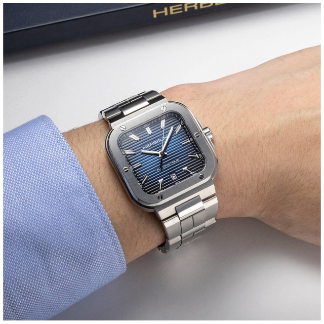 ZEGAREK HERBELIN CAP CAMARAT SQUARE AUTOMATIC