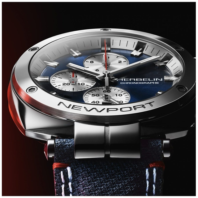 ZEGAREK HERBELIN NEWPORT HERITAGE ORIGINALS CHRONOGRAPH