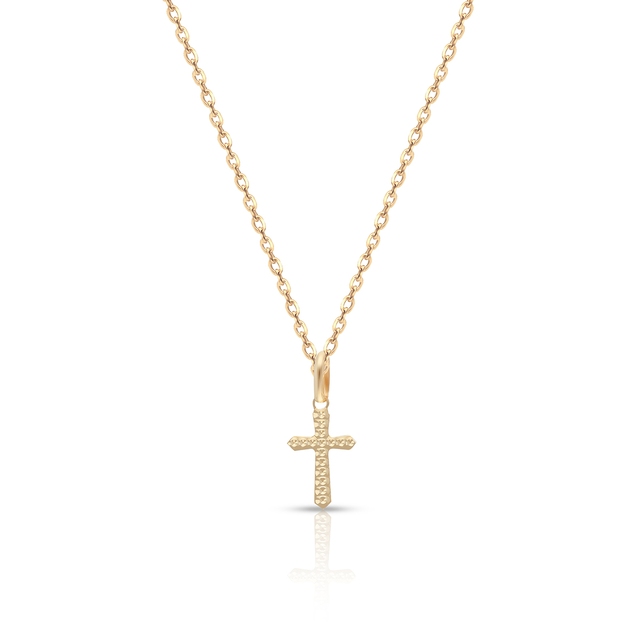 Wisiorek złoty krzyżyk