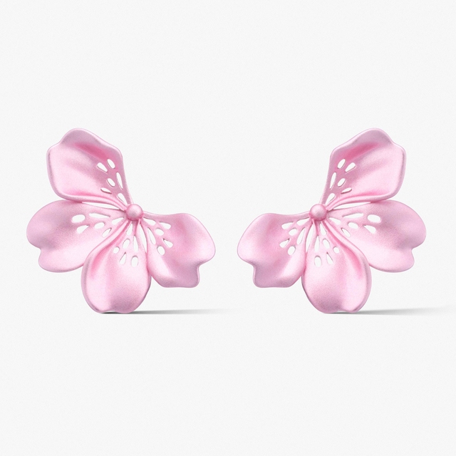 Kolczyki srebrne Kwiaty Nocy Wiśnia