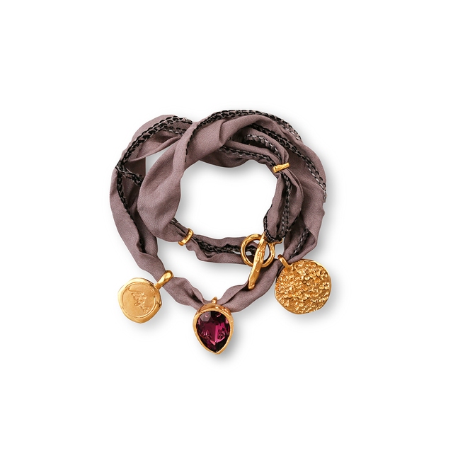 Bransoleta srebrna Motyle