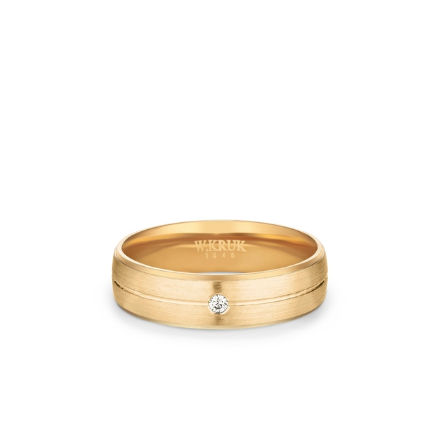 Obrączka złota ROSSA damska