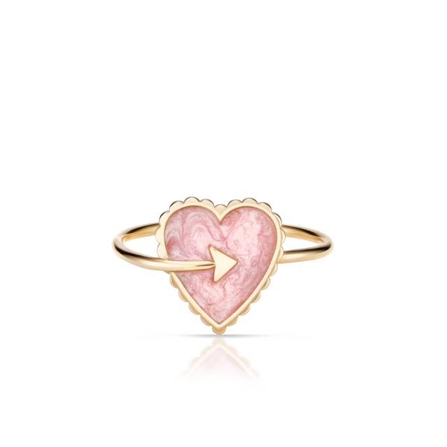 Pierścionek złoty Czułość