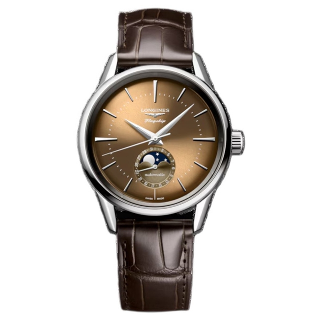 ZEGAREK LONGINES FLAGSHIP HERITAGE MOONPHASE