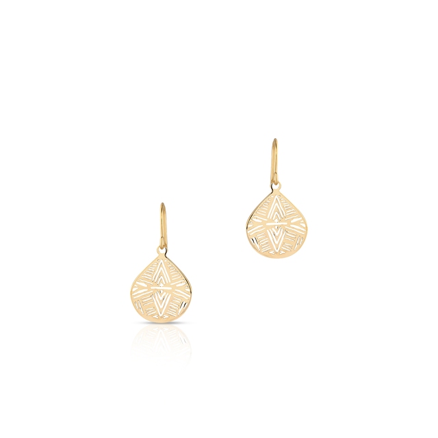 Kolczyki złote boho