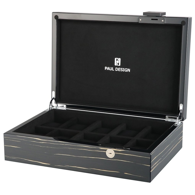 PUDEŁKO PAUL DESIGN COLLECTOR 10 CASE BLACK SHADOW