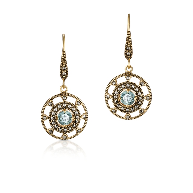 Kolczyki srebrne Royal