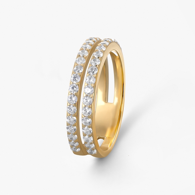 Pierścionek srebrny z cyrkoniami