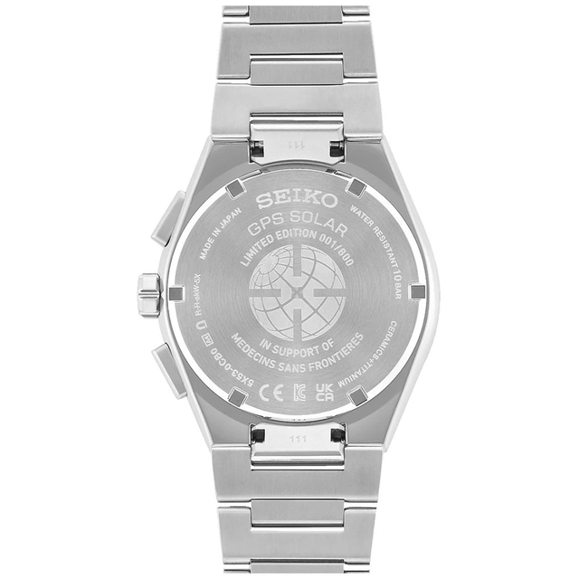 ZEGAREK SEIKO ASTRON X MEDECINS SANS FRONTIERES GPS SOLAR CHRONOGRAPH LIMITED EDITION