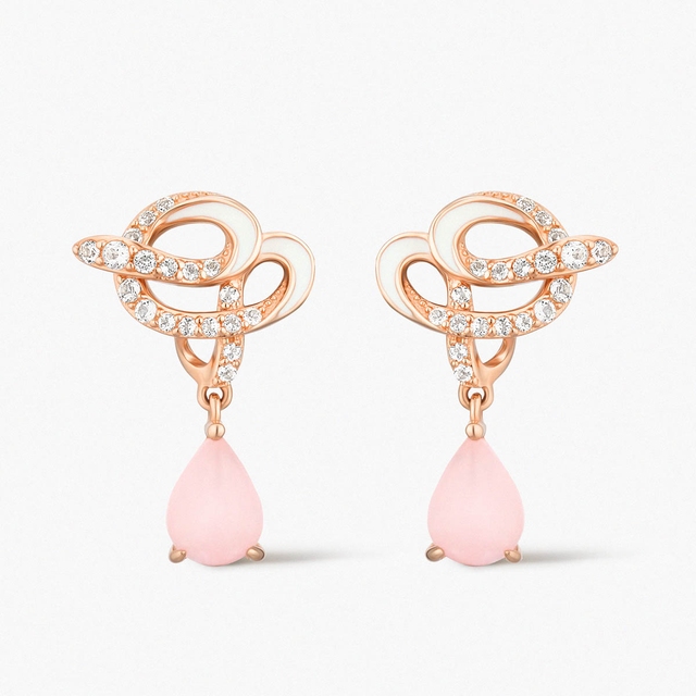 Kolczyki złote Balerina