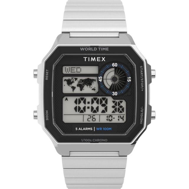 ZEGAREK TIMEX WORLD TIME DIGITAL