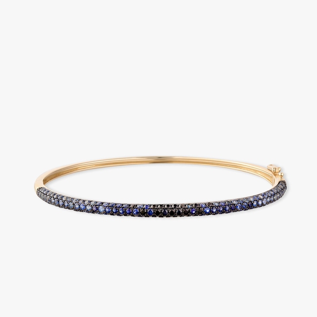 Bransoletka złota Kwiaty Nocy Czarny Irys