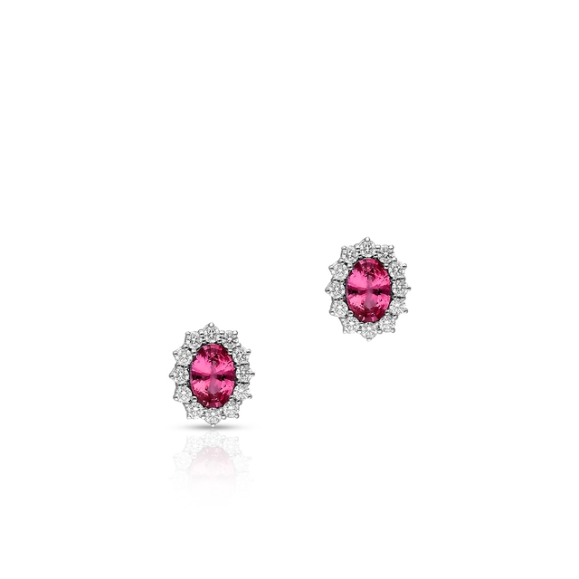 Kolczyki białe złoto Recarlo