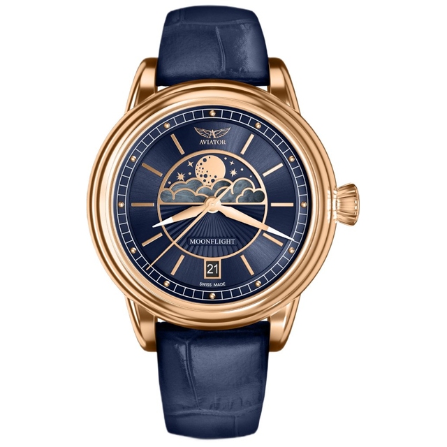 ZEGAREK AVIATOR DOUGLAS MOONFLIGHT