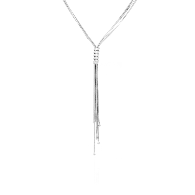 Naszyjnik srebrny krawatka