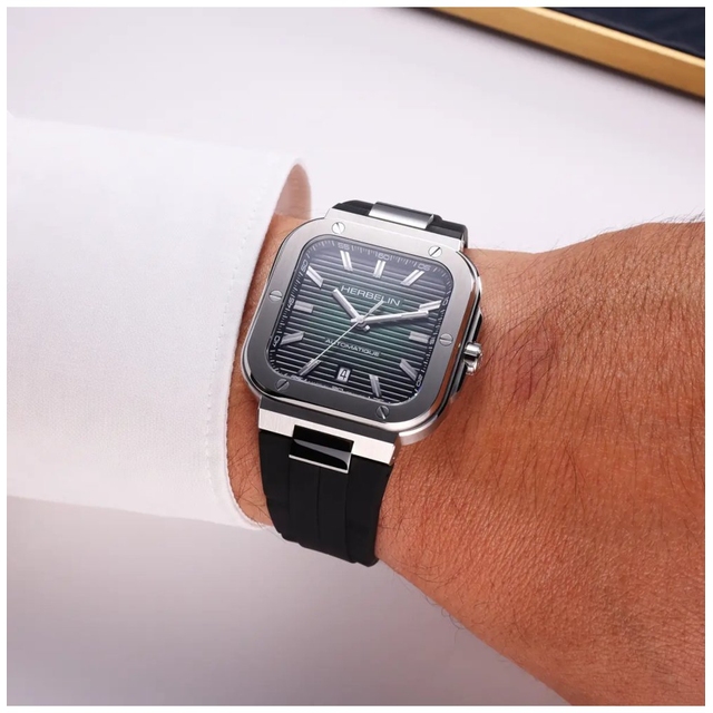 ZEGAREK HERBELIN CAP CAMARAT SQUARE AUTOMATIC