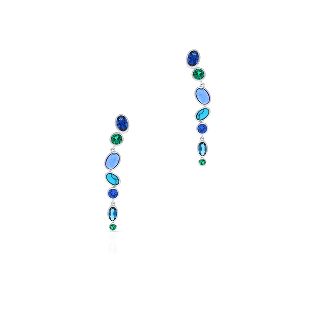 Kolczyki srebrne Laguna