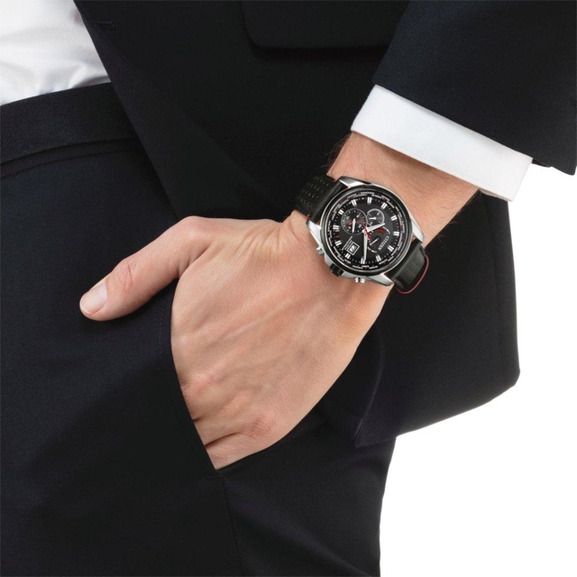ZEGAREK CITIZEN ECO-DRIVE RADIO CONTROLLED DUAL TIME