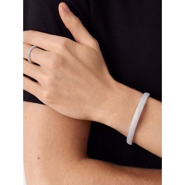 Bransoleta srebrna z cyrkoniami Emblems