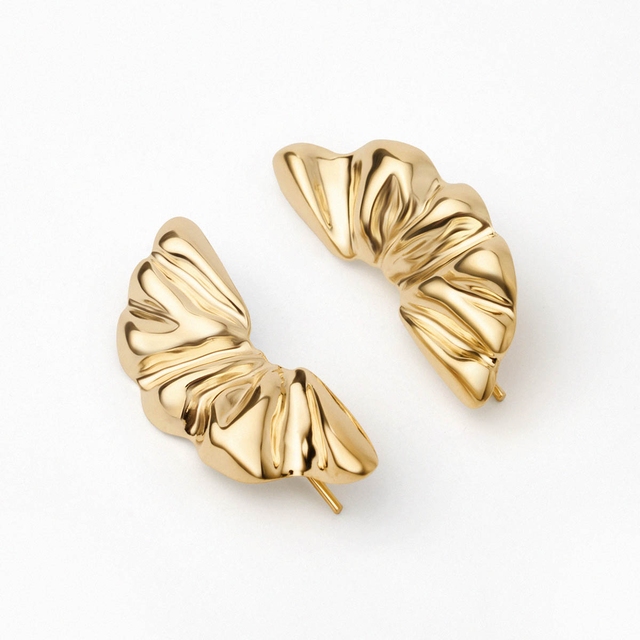 Kolczyki srebrne Follow