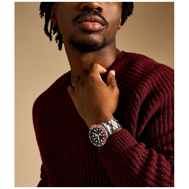 ZEGAREK FOSSIL BLUE GMT