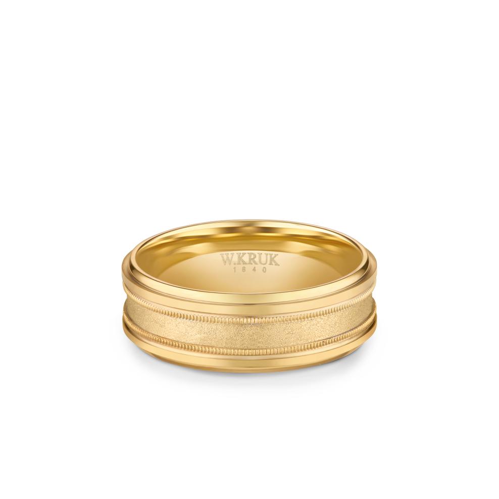 Obrączka złota SEMEIO