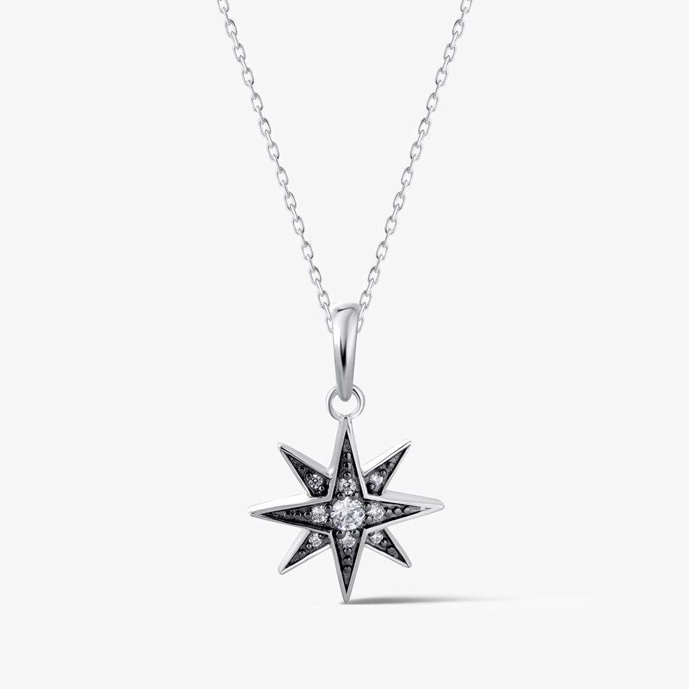 Wisiorek srebrny Royal Star