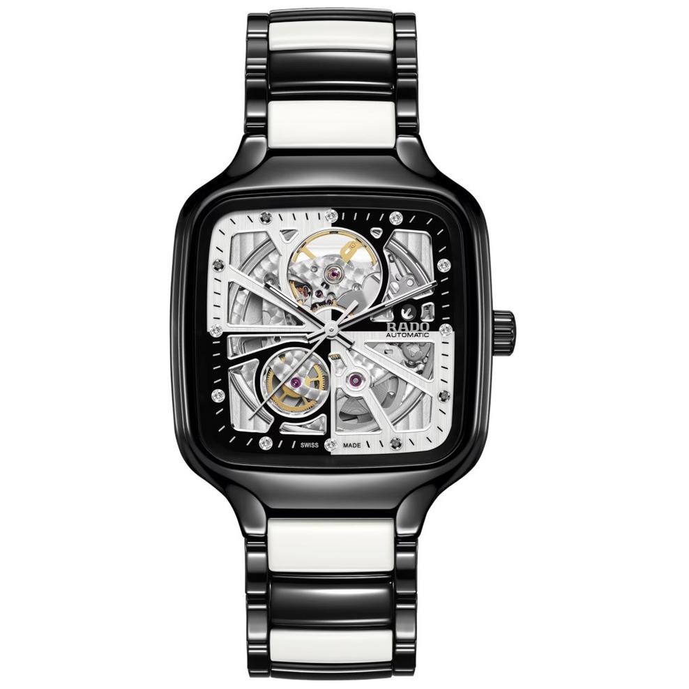ZEGAREK RADO TRUE SQUARE AUTOMATIC OPEN HEART DIAMONDS LIMITED EDITION