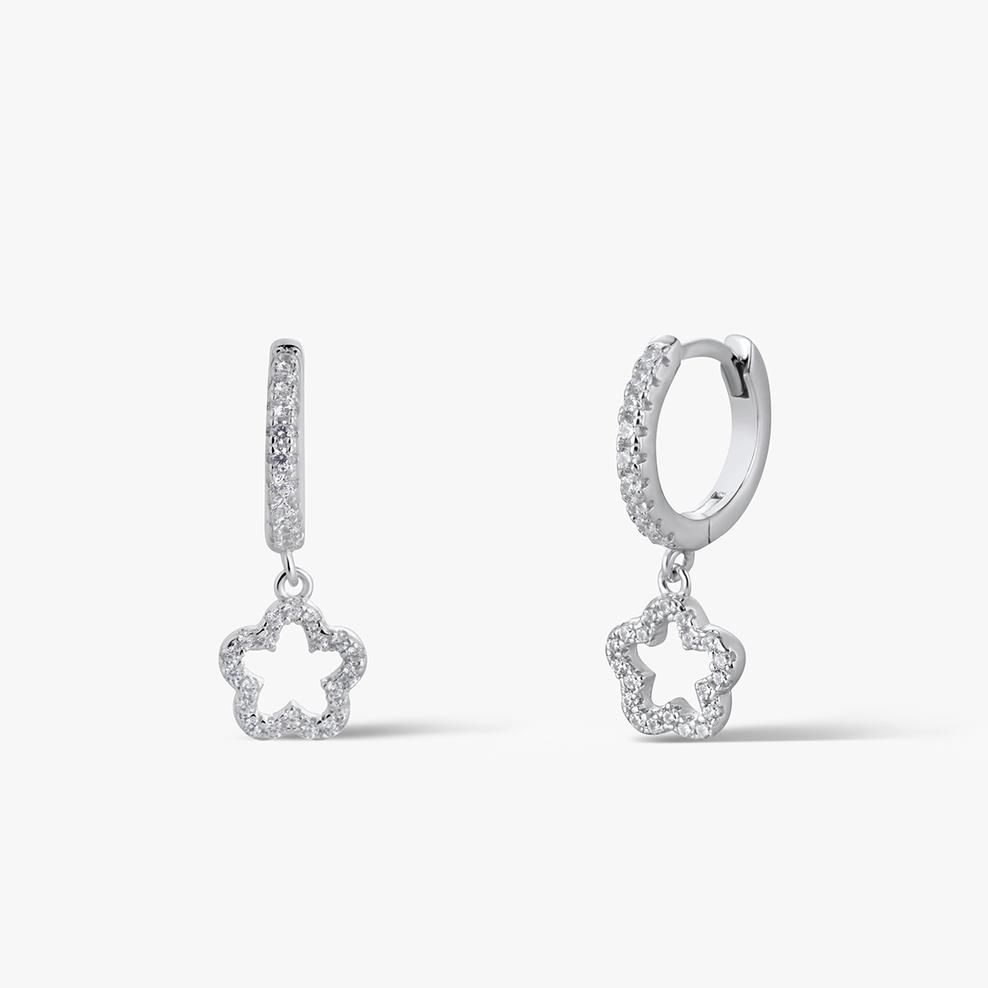 Kolczyki srebrne z cyrkoniami