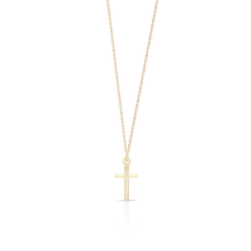 Wisiorek złoty krzyżyk