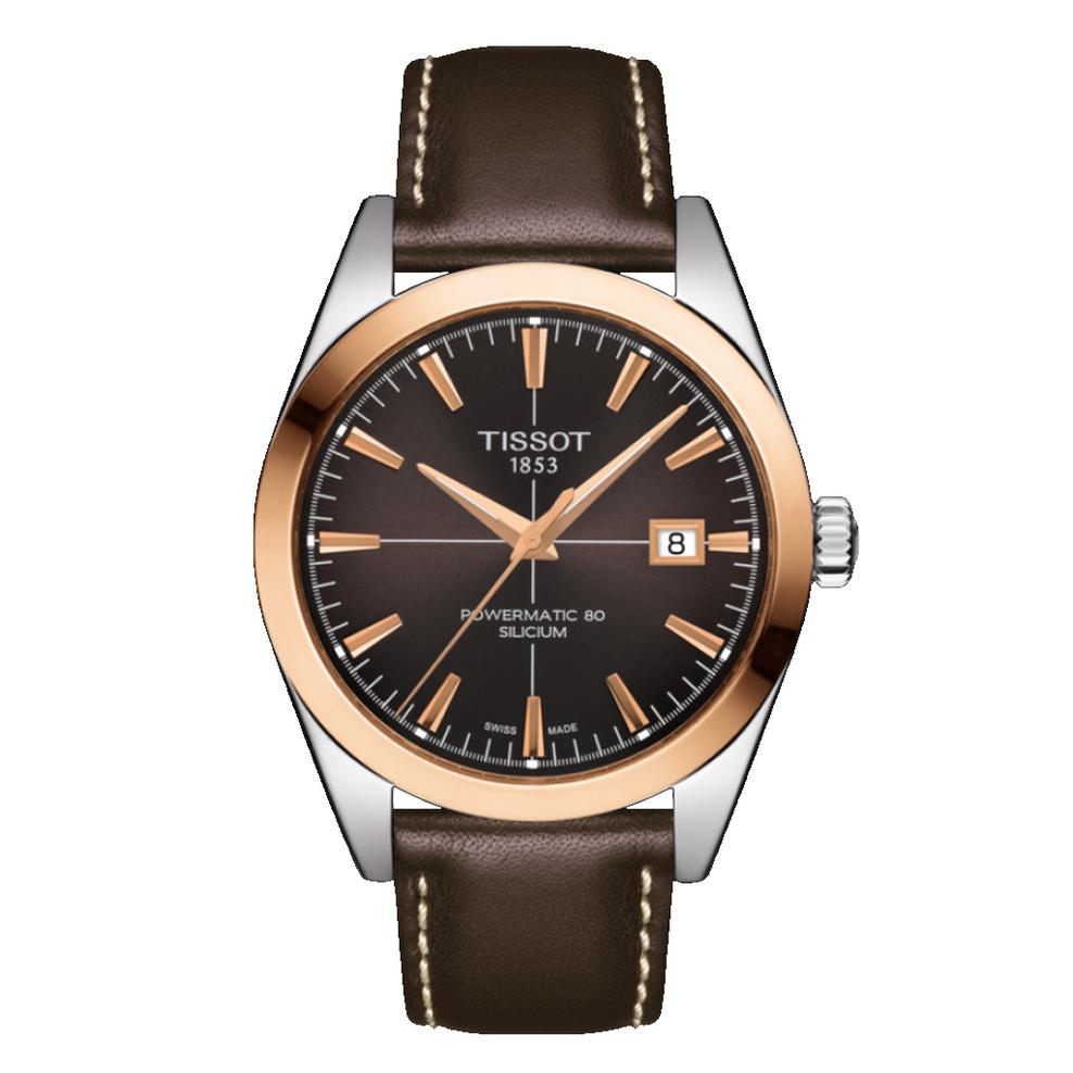 Tissot Gentleman Powermatic 80 Silicium Solid 18k Gold Bezel