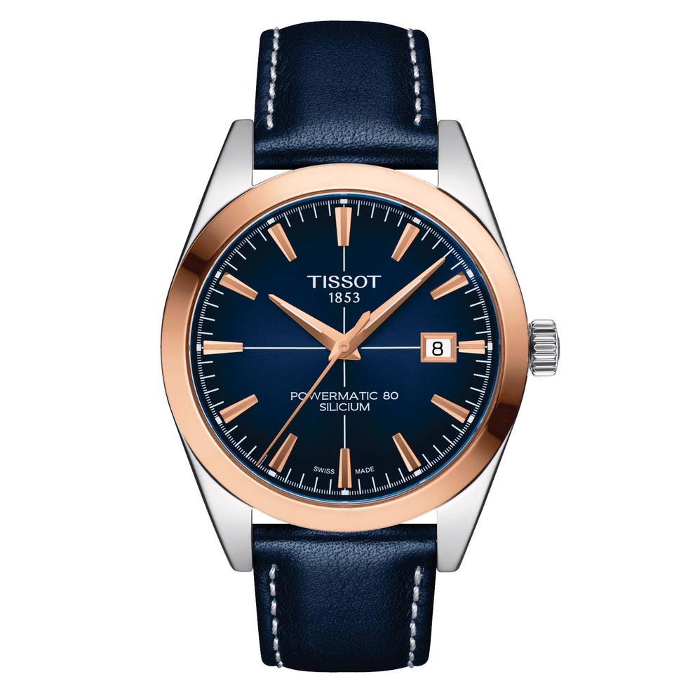 TISSOT Gentleman Powermatic 80 Silicium Solid 18K Gold Bezel